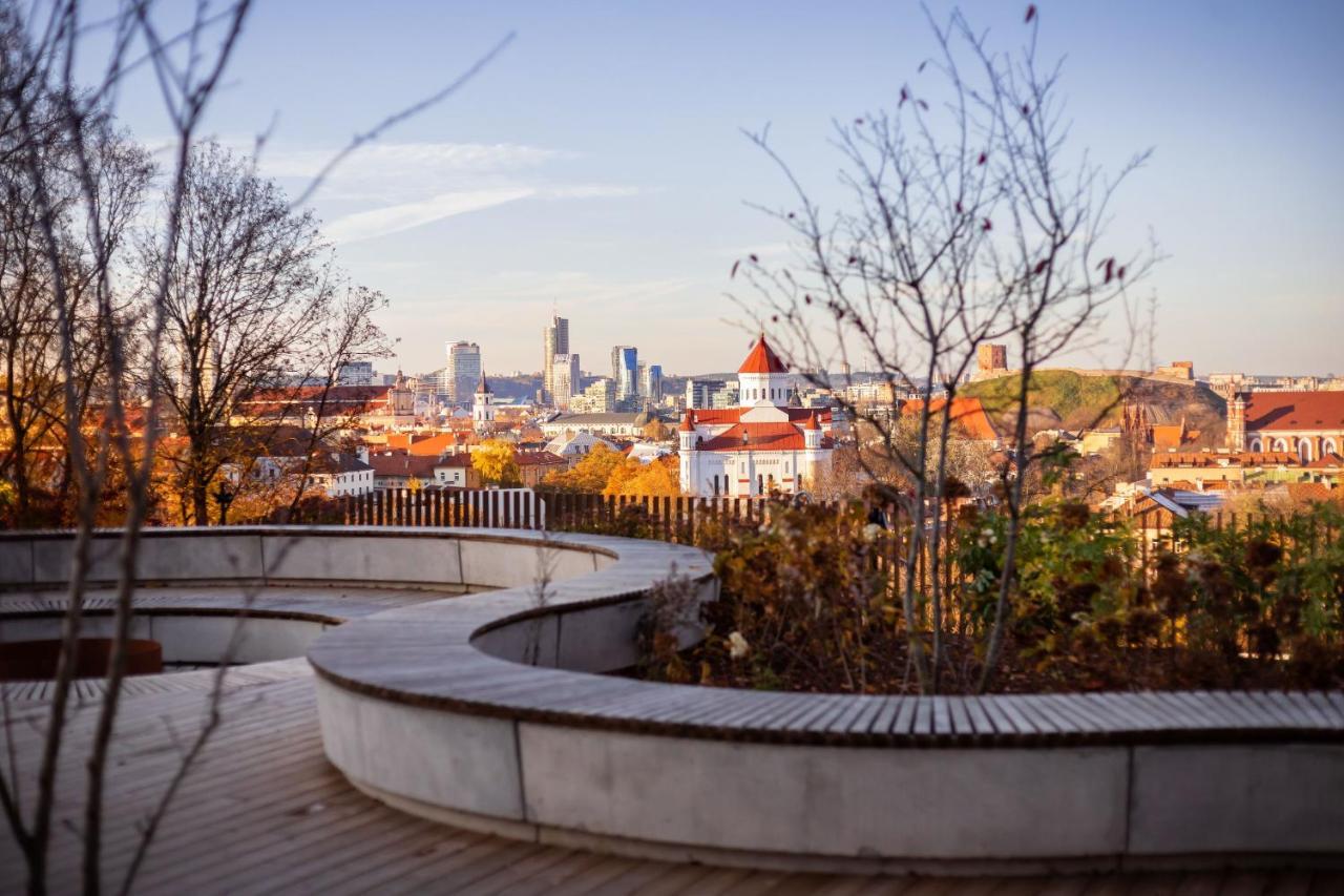 Lux Apartment With A Terrace In Vilnius Old Town Exteriér fotografie