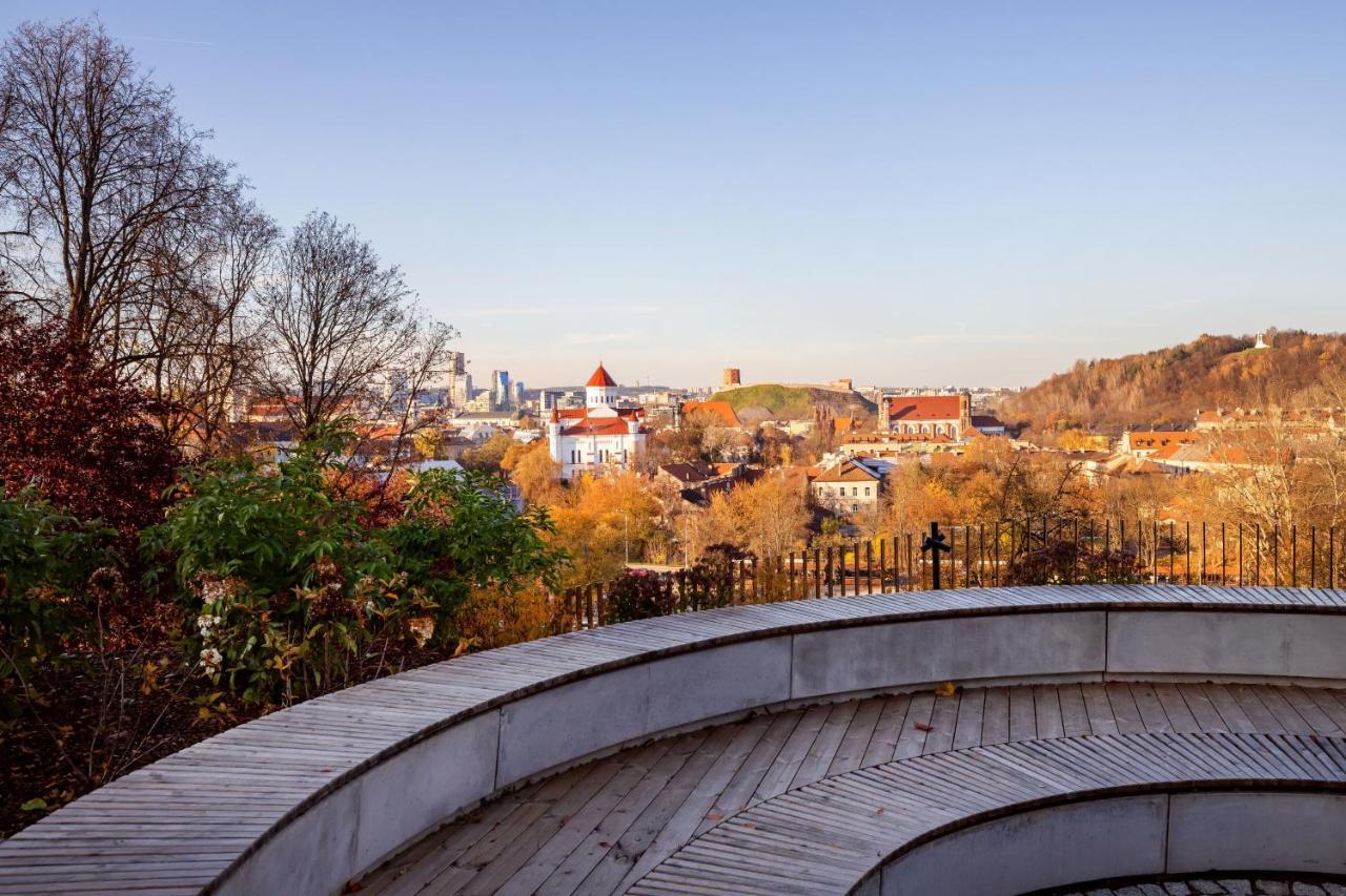 Lux Apartment With A Terrace In Vilnius Old Town Exteriér fotografie